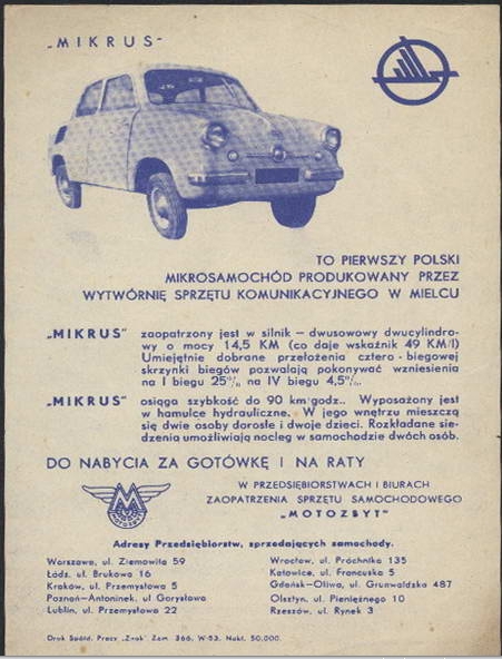 Polish Cars, Pt.1 - Mikrus MR-300