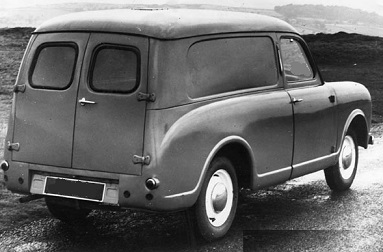 Ein Bradford van von Jowett 1948 gebaut. Twin cylindered, 1000ccm